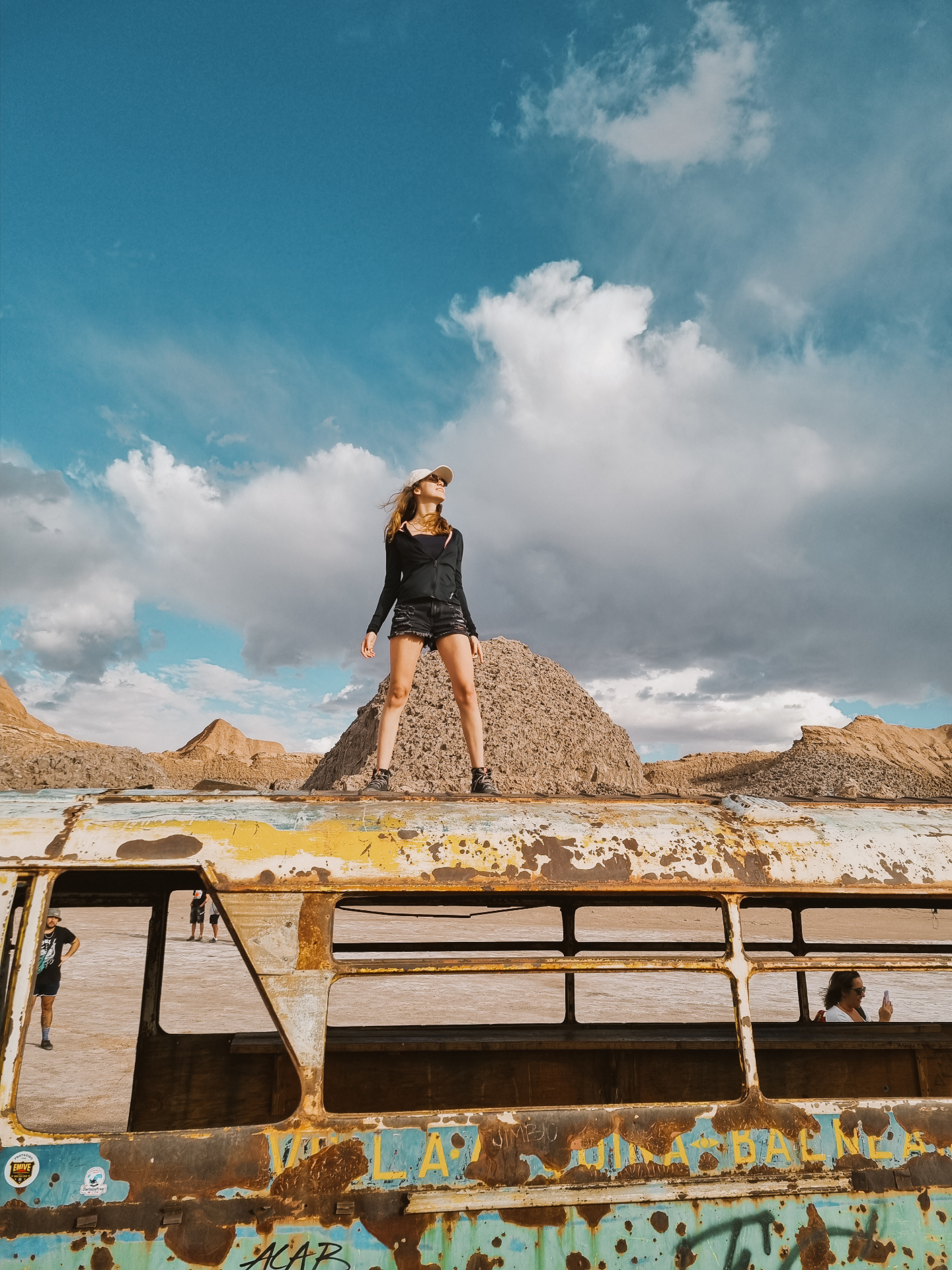 Nicole no Valle de la Luna, Atacama